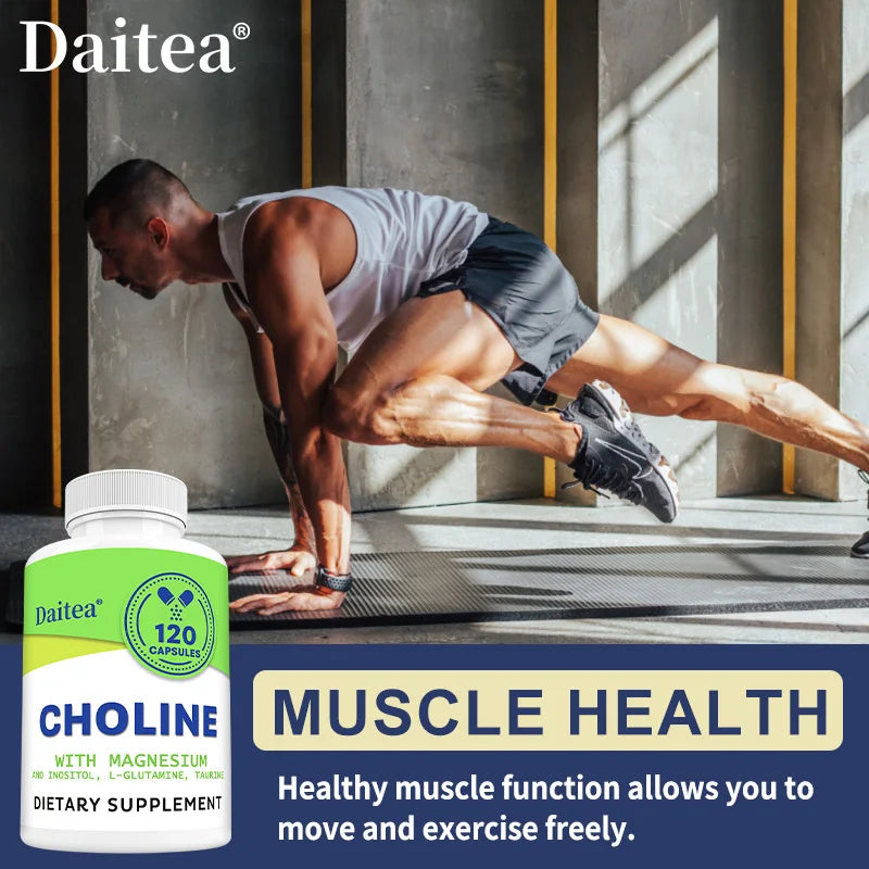 Choline Capsules – Brain, Memory, Liver &amp; Metabolism Support