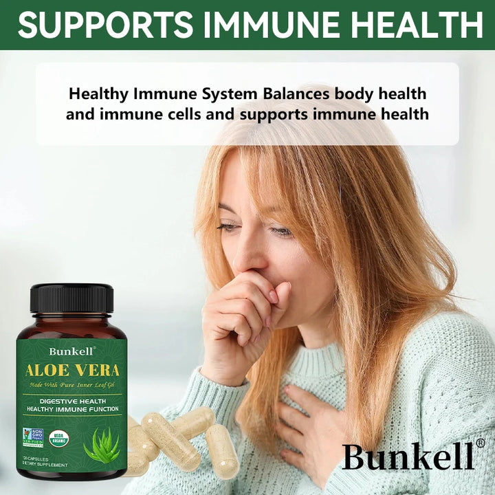 Extra Strength Aloe Vera Weight Loss Capsules - Natural Appetite Suppressant Fat Blocker, Blood Sugar &amp; Digestion Health Support