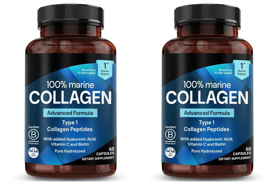 Marine Collagen Capsules – Hyaluronic Acid, Vitamin C &amp; Biotin