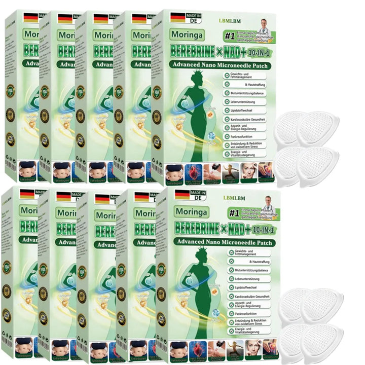 Moringa Berberine NAD+ Microneedle Patch – Weight Management
