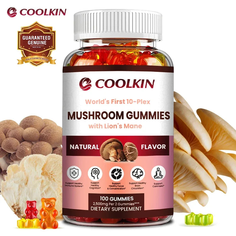 Mushroom Gummy Complex – Maitake, Shiitake &amp; Lion’s Mane