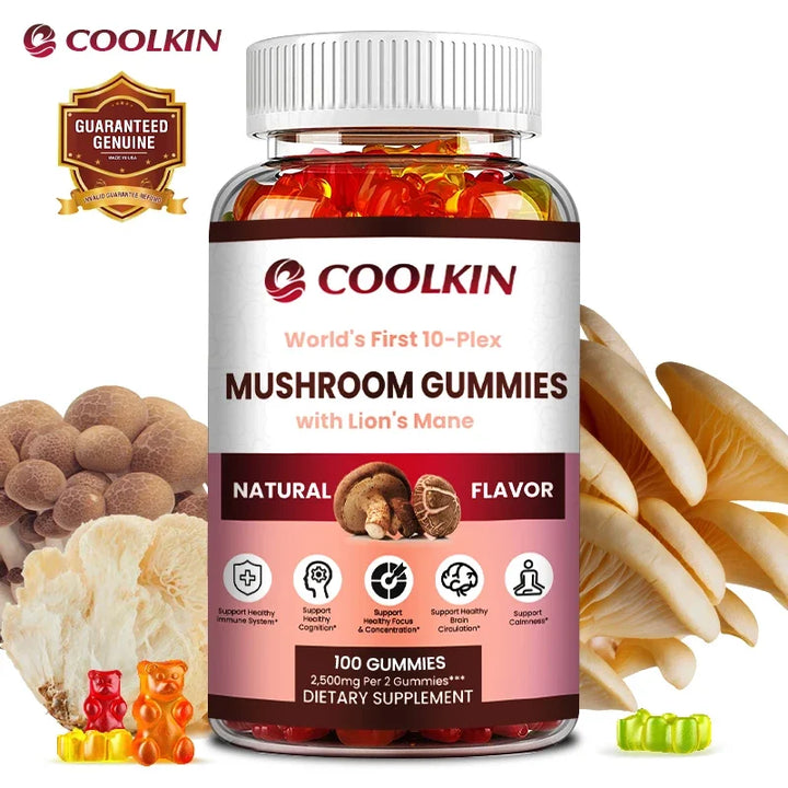 Mushroom Gummy Complex – Maitake, Shiitake &amp; Lion’s Mane