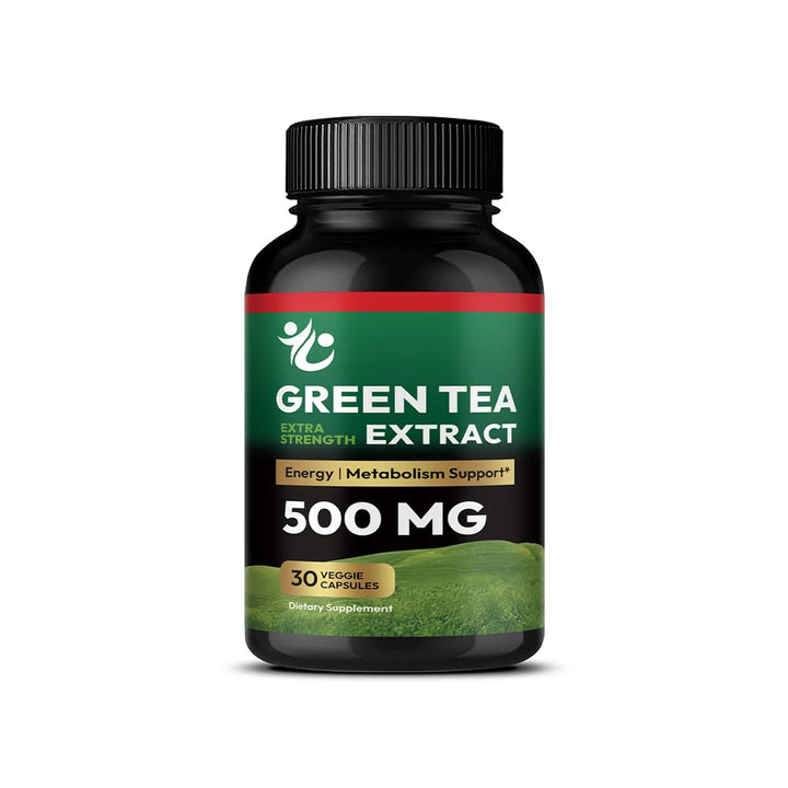 Green Tea Extract EGCG 500mg – Antioxidant &amp; Metabolism Support
