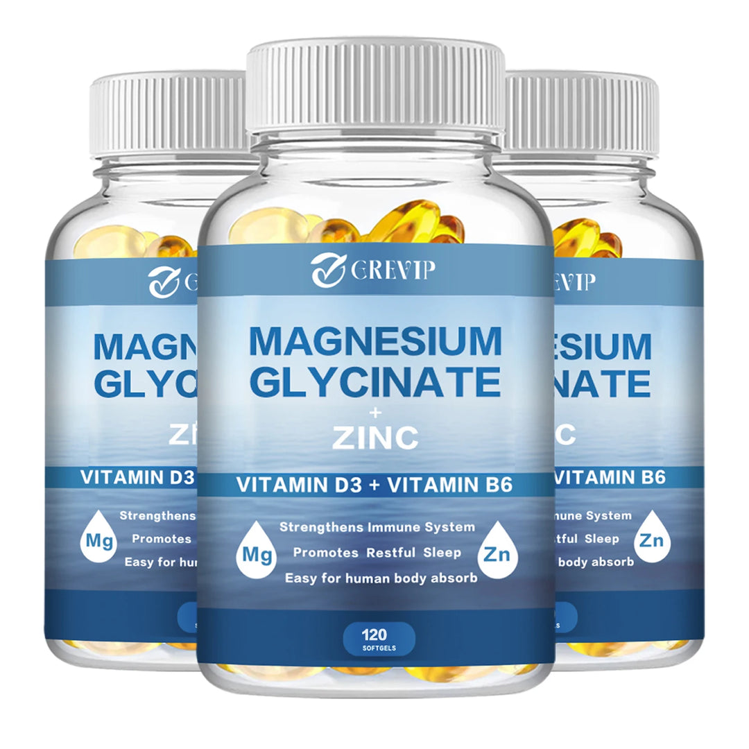 Magnesium Glycinate 500mg with Zinc, D3 &amp; B6