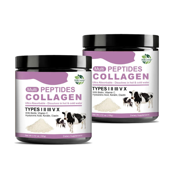 Premium Multi-Peptides Collagen Supplement with Vit C, Keratin for Women&