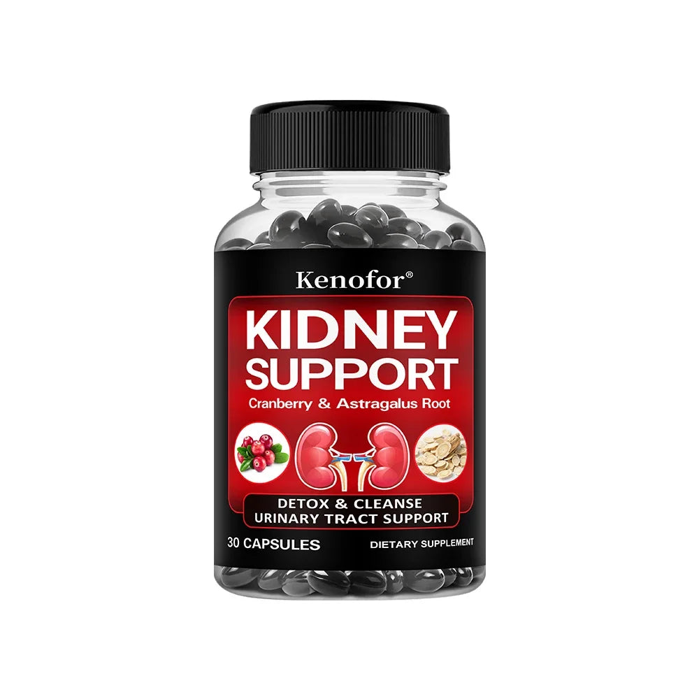 Kidney Support Supplement - with Cranberry for Normal Urinary Tract Health and Bladder Health, Healthy Kidney Function
