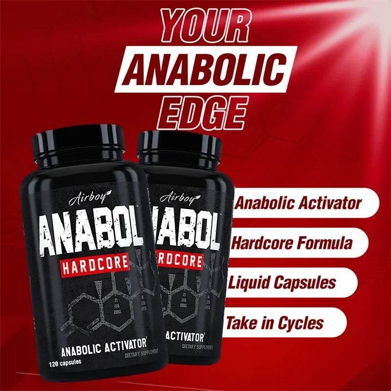 Anabol Hardcore Supplement - Helps Build Lean, Firm, High-quality Muscle,Promoting Muscle Growth,Recovery &amp; Strength Enhancement