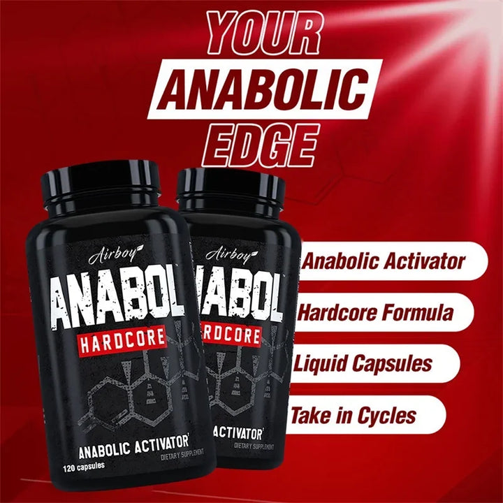 Anabol Hardcore Supplement - Helps Build Lean, Firm, High-quality Muscle,Promoting Muscle Growth,Recovery &amp; Strength Enhancement