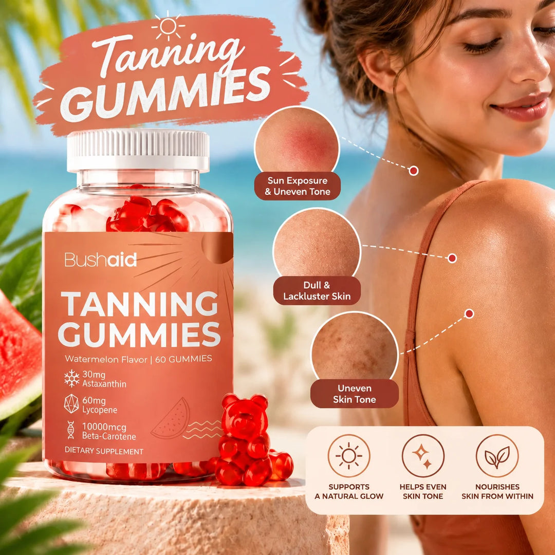 Tanning Gummies – Radiant Glow &amp; Even Skin Tone, Watermelon