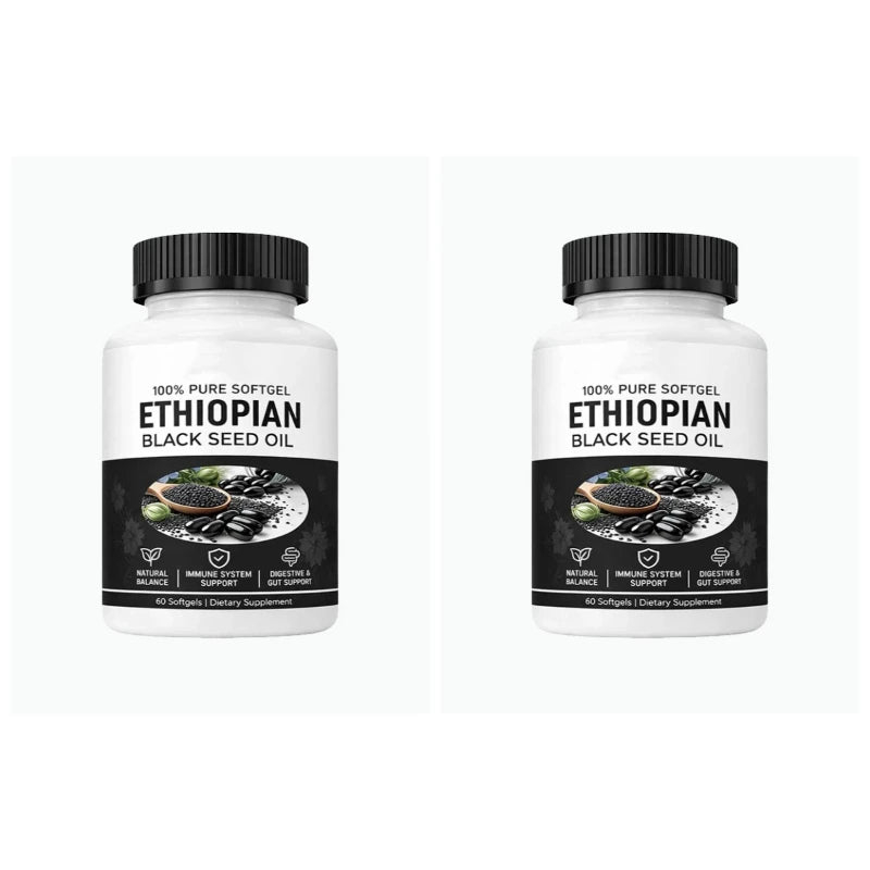 Ethiopian Black Seed Oil Capsules – 60 Softgels