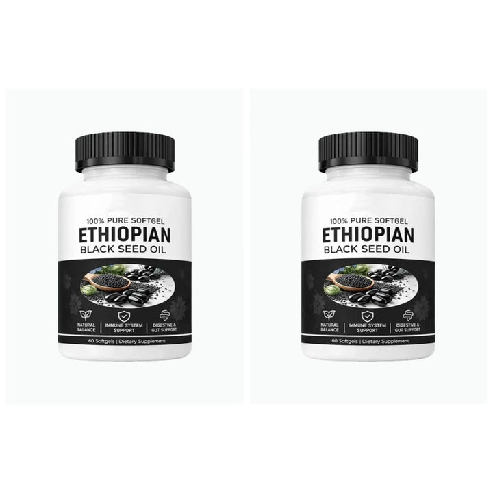 Ethiopian Black Seed Oil Capsules – 60 Softgels