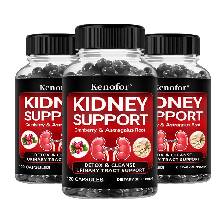 Kidney Support Supplement - with Cranberry for Normal Urinary Tract Health and Bladder Health, Healthy Kidney Function