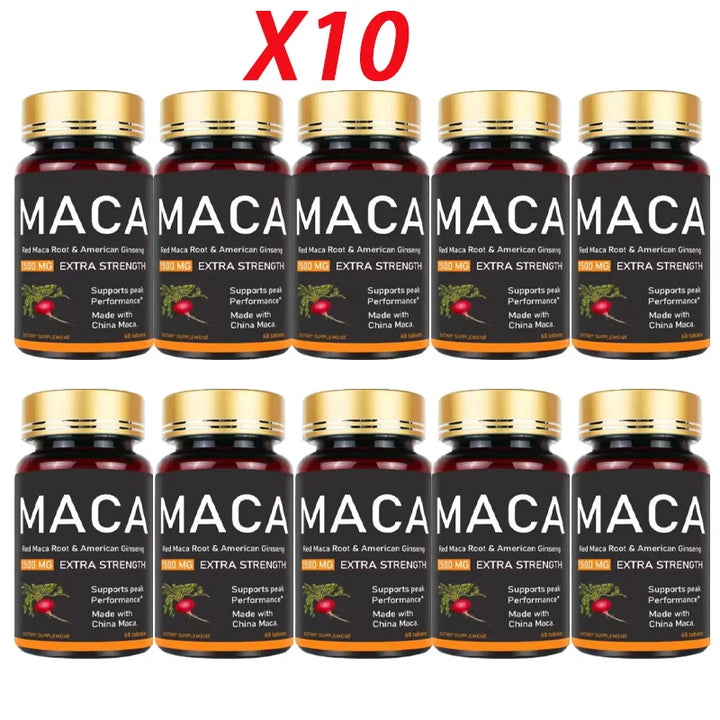 Premium Oyster, Maca &amp; Ginseng Formula，Natural Male Performance Support | Male Enhancing for Stamina, Endurance &amp; Muscle Growt