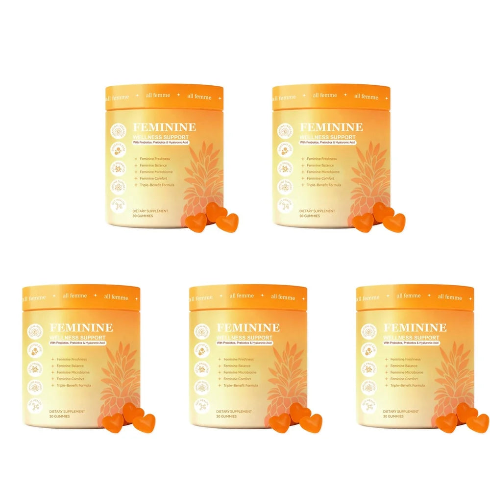 Women’s Feminine Wellness Gummies – B6, Zinc &amp; Inulin