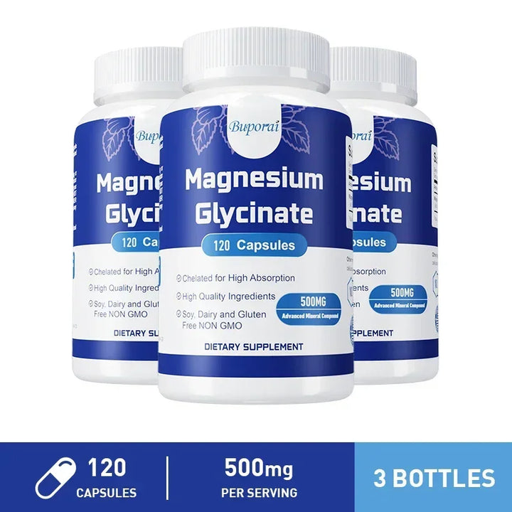 Magnesium Glycinate – Nerve, Muscle &amp; Sleep Support