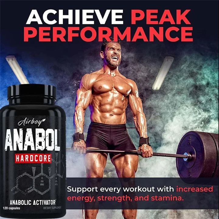 Anabol Hardcore Supplement - Helps Build Lean, Firm, High-quality Muscle,Promoting Muscle Growth,Recovery &amp; Strength Enhancement