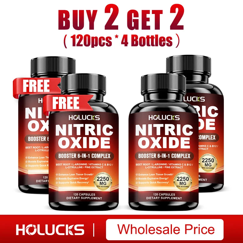 Nitric Oxide Pre-Workout Booster – Energy &amp; Endurance