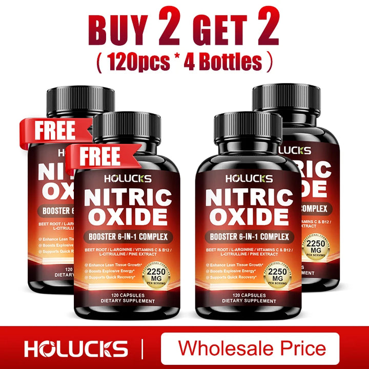 Nitric Oxide Pre-Workout Booster – Energy &amp; Endurance