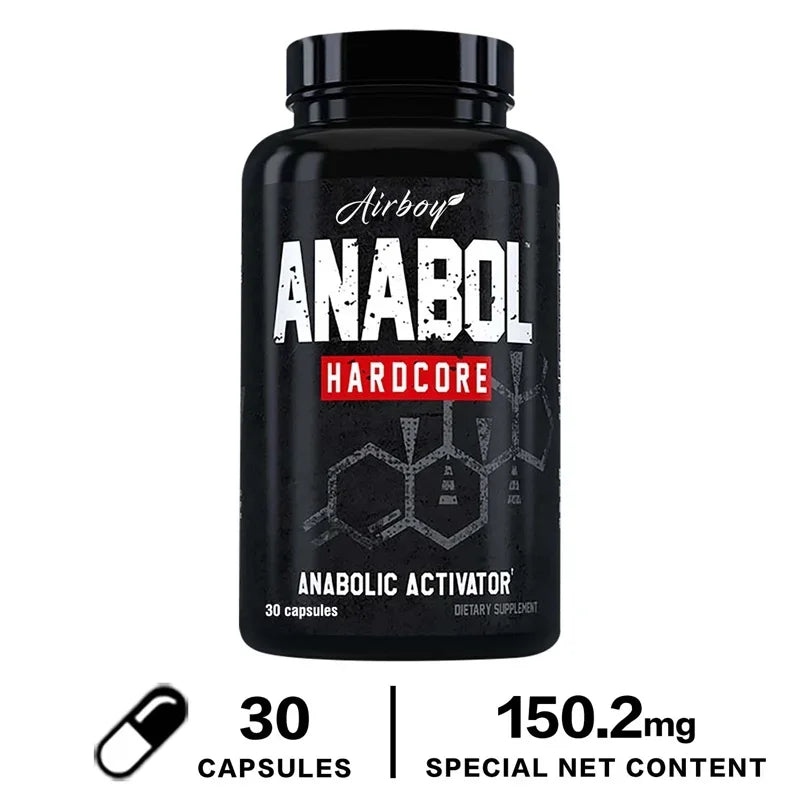 Anabol Hardcore Supplement - Helps Build Lean, Firm, High-quality Muscle,Promoting Muscle Growth,Recovery &amp; Strength Enhancement