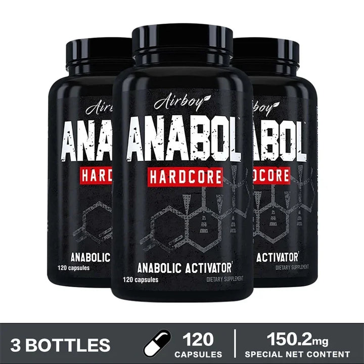 Anabol Hardcore Supplement - Helps Build Lean, Firm, High-quality Muscle,Promoting Muscle Growth,Recovery &amp; Strength Enhancement