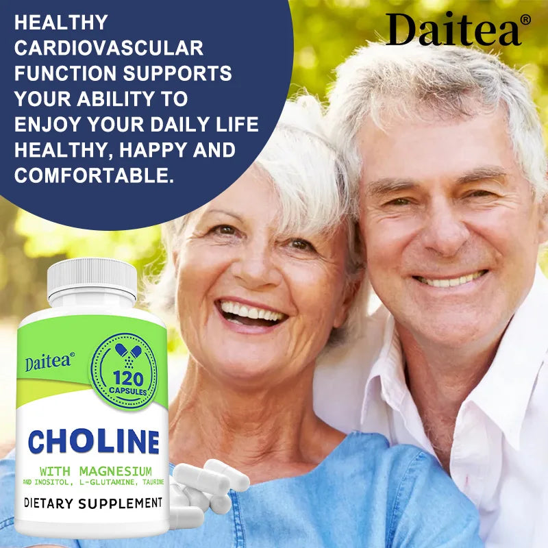 Choline Capsules – Brain, Memory, Liver &amp; Metabolism Support