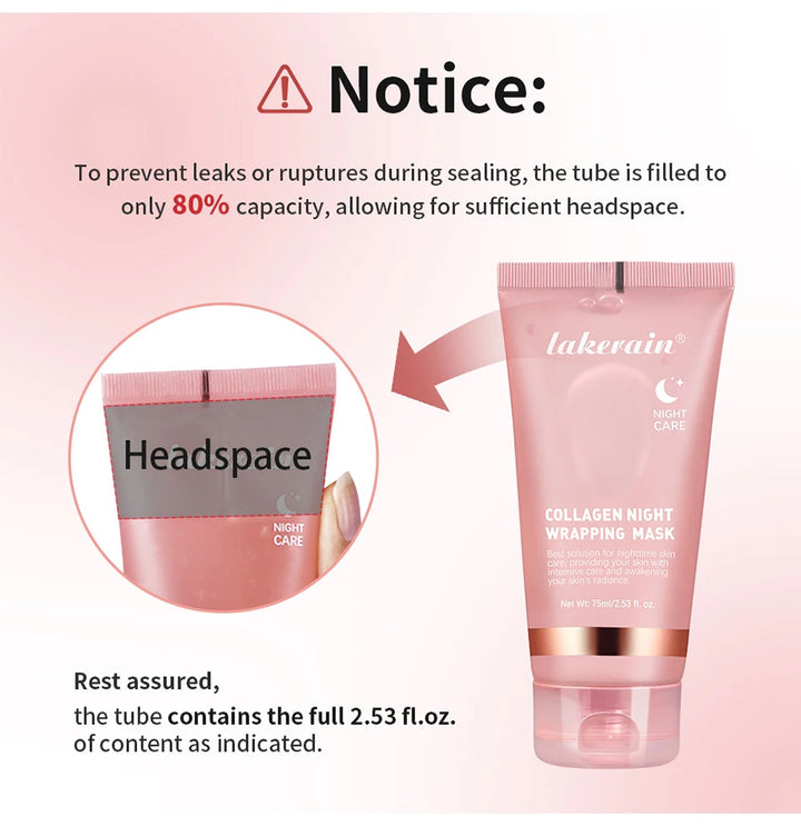 Collagen Wrapping Face Mask &amp; Brush Set – Hydrating &amp; Brightening