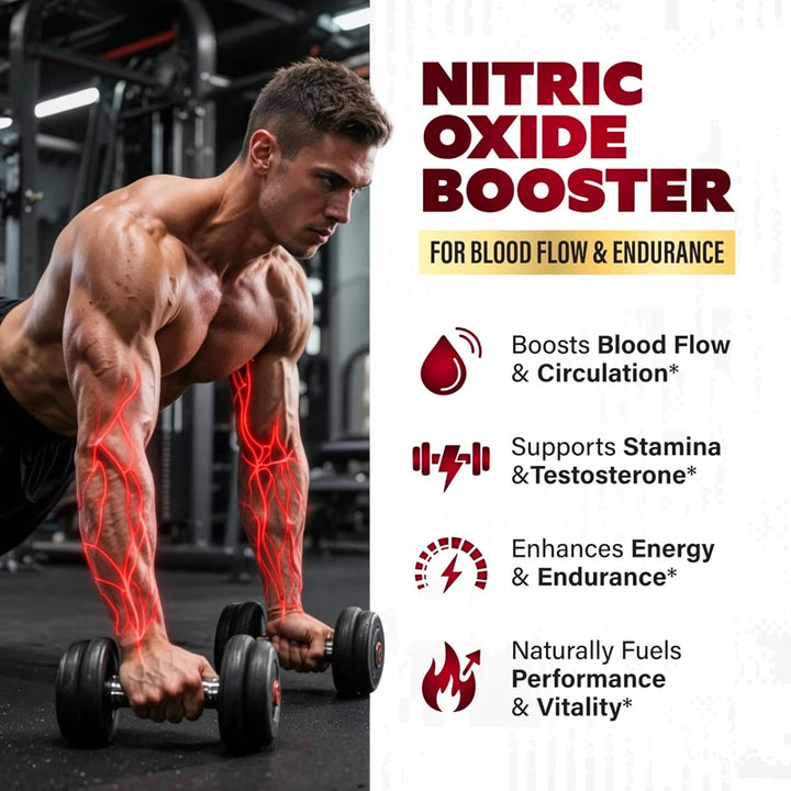 Nitric Oxide Pre-Workout Booster – Energy &amp; Endurance