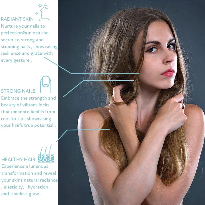 Biotin Capsules - Contains Vitamin B7 Support Supplement To Help Maintain Hair, Skin, Nails, Energy Production