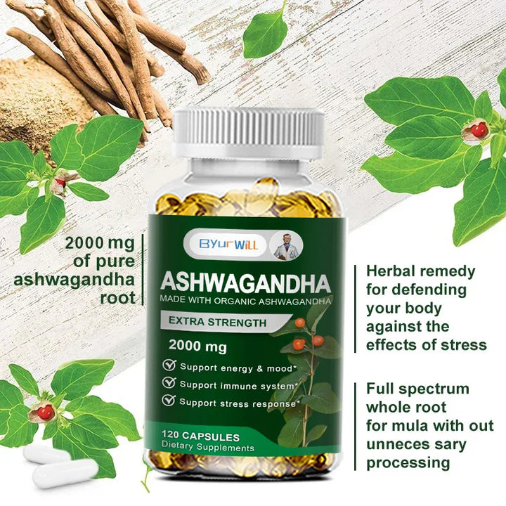 KSM-66 Ashwagandha 2000mg – Stress &amp; Mood Support