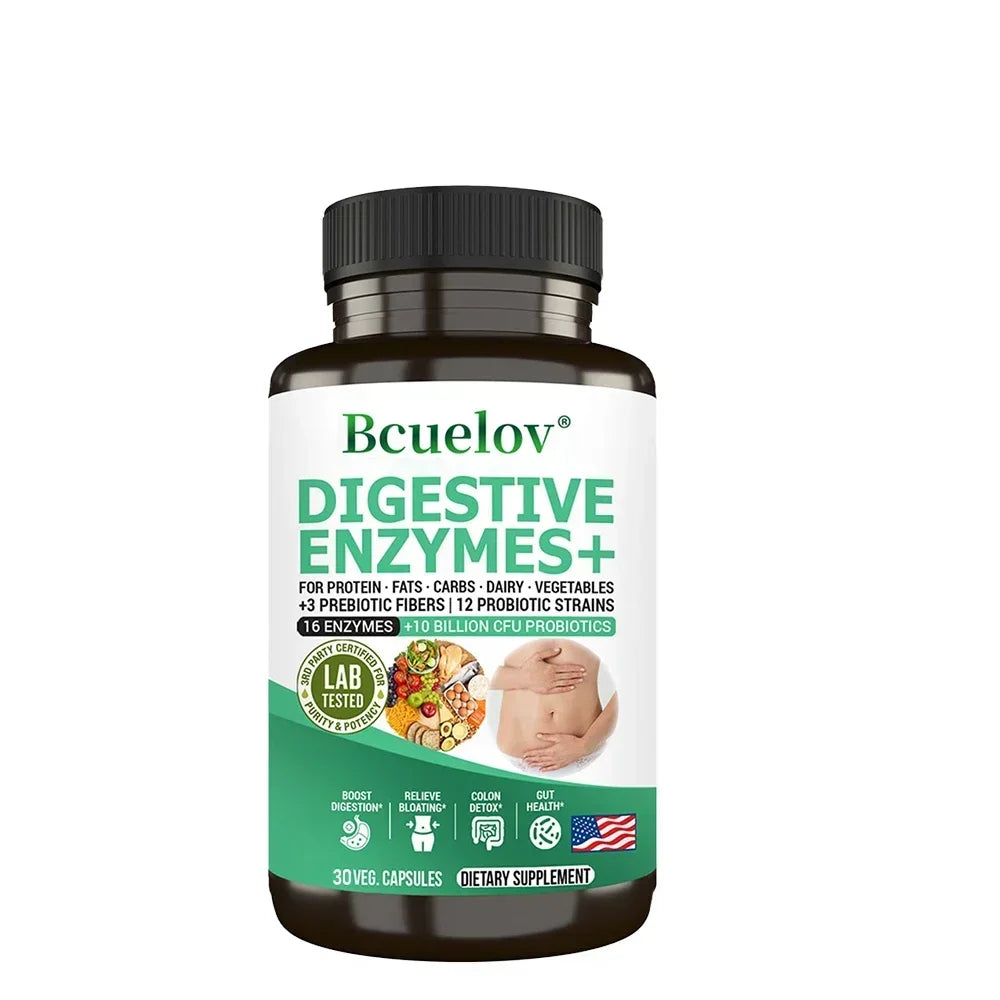 Digestive Enzymes with Prebiotics &amp; Probiotics – 10B CFU