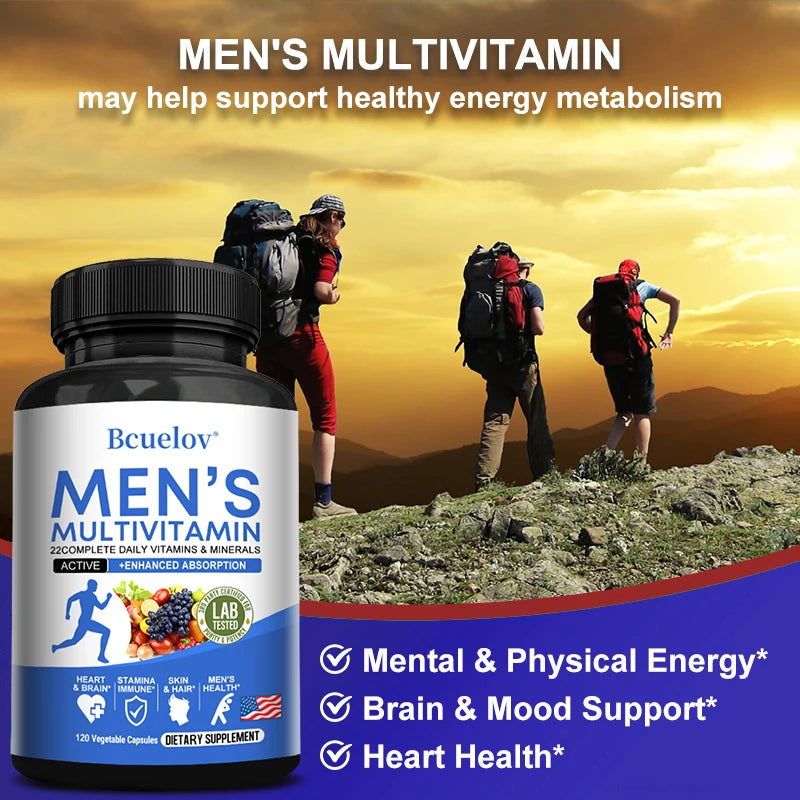 Men’s Daily Multivitamin – Energy, Focus &amp; Wellness