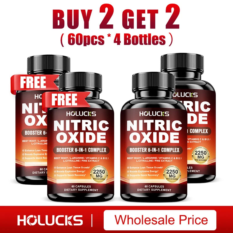 Nitric Oxide Pre-Workout Booster – Energy &amp; Endurance