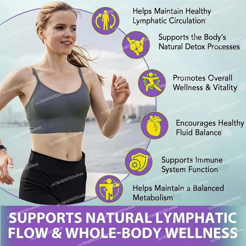 Lymph System Cleanse Detox Support  Lymphatic Drainage Supplement Accelerate Metabolism Reduce Swelling,Promote Fluid Balance