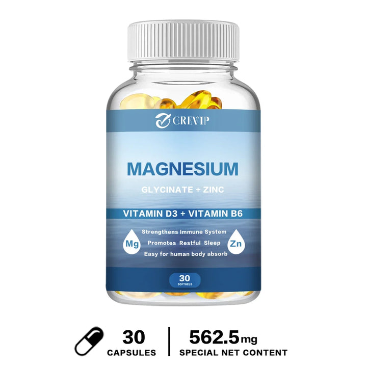 Magnesium Glycinate 500mg with Zinc, D3 &amp; B6