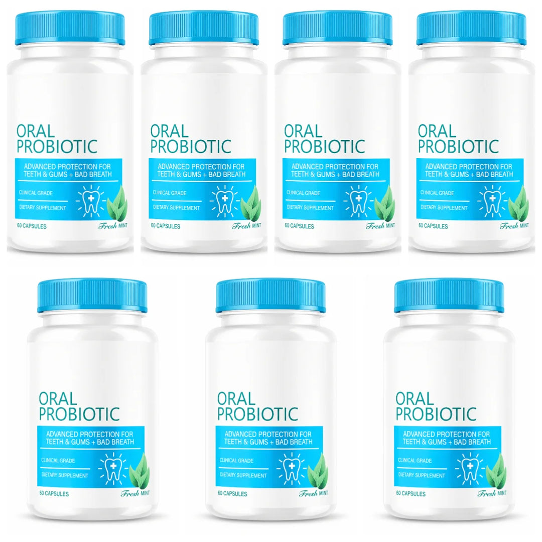 Oral Probiotic Capsules – Fresh Breath, Teeth &amp; Gum Support