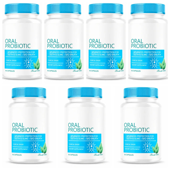 Oral Probiotic Capsules – Fresh Breath, Teeth &amp; Gum Support