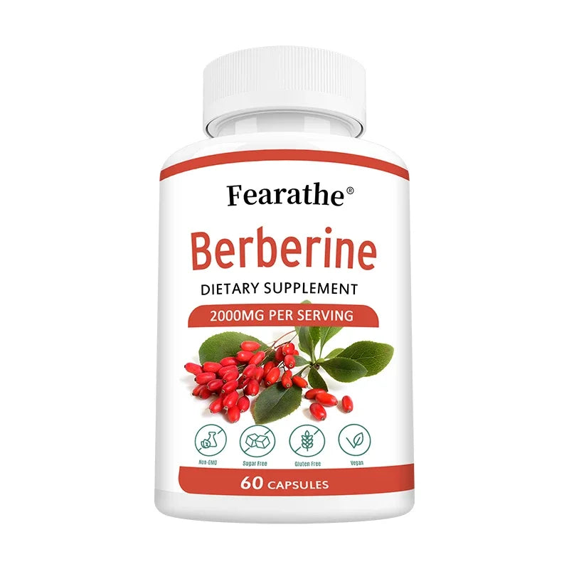 Berberine HCl 2000mg Capsules – Metabolic &amp; Wellness Support