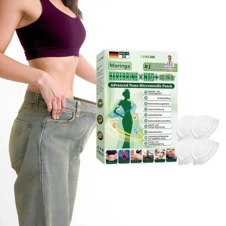 Moringa Berberine NAD+ Microneedle Patch – Weight Management