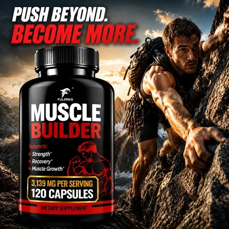 Muscle Builder Sports Capsules – Strength &amp; Recovery Support