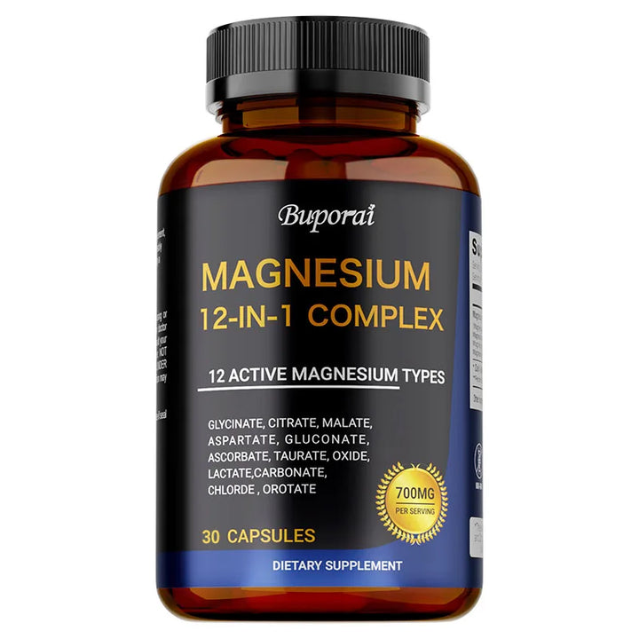 Magnesium Complex Capsules – Muscle, Bone &amp; Sleep Support