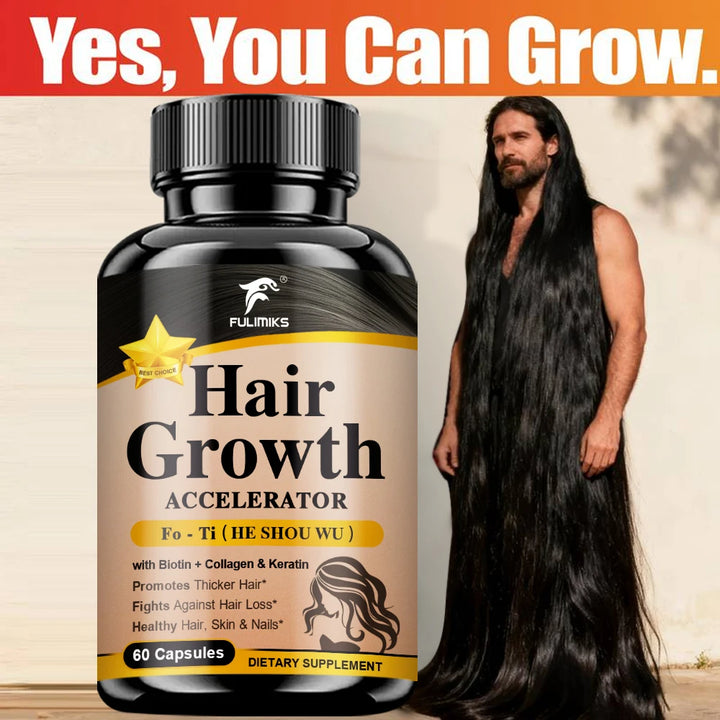 Hair Growth Vitamins Capsules – Hair, Skin &amp; Nails Support