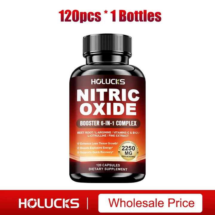 Nitric Oxide Pre-Workout Booster – Energy &amp; Endurance