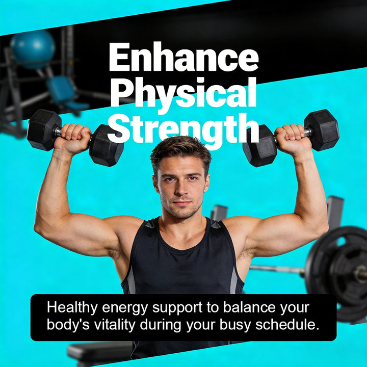 Enhancing Supplement Blend - L-Arginine + Maca + Ashwagandha, Stamina Muscle Growth, Vascular Function, Blood Circulation