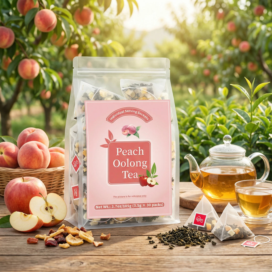 Peach Oolong Herbal Tea – Digestive &amp; Relaxation Support