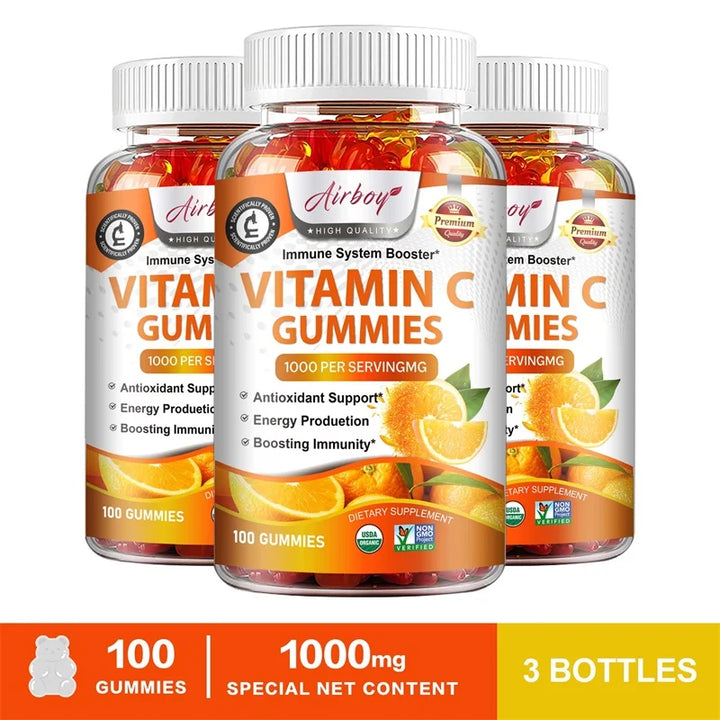 Vitamin C Gummies – Immune, Skin &amp; Antioxidant Support
