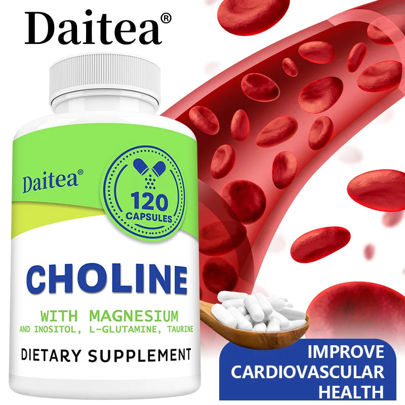 Choline Capsules – Brain, Memory, Liver &amp; Metabolism Support