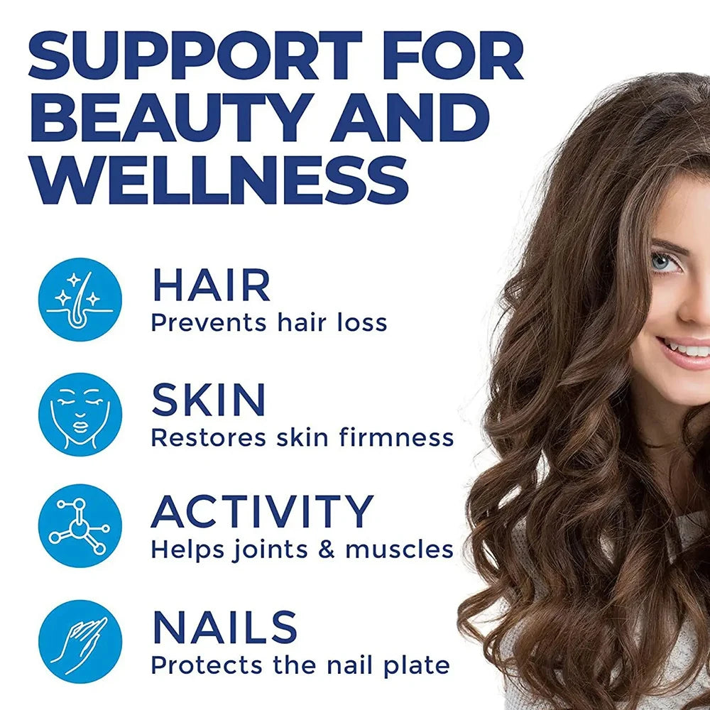 100% Marine Collagen Type 1 – Hyaluronic Acid &amp; Vitamin C