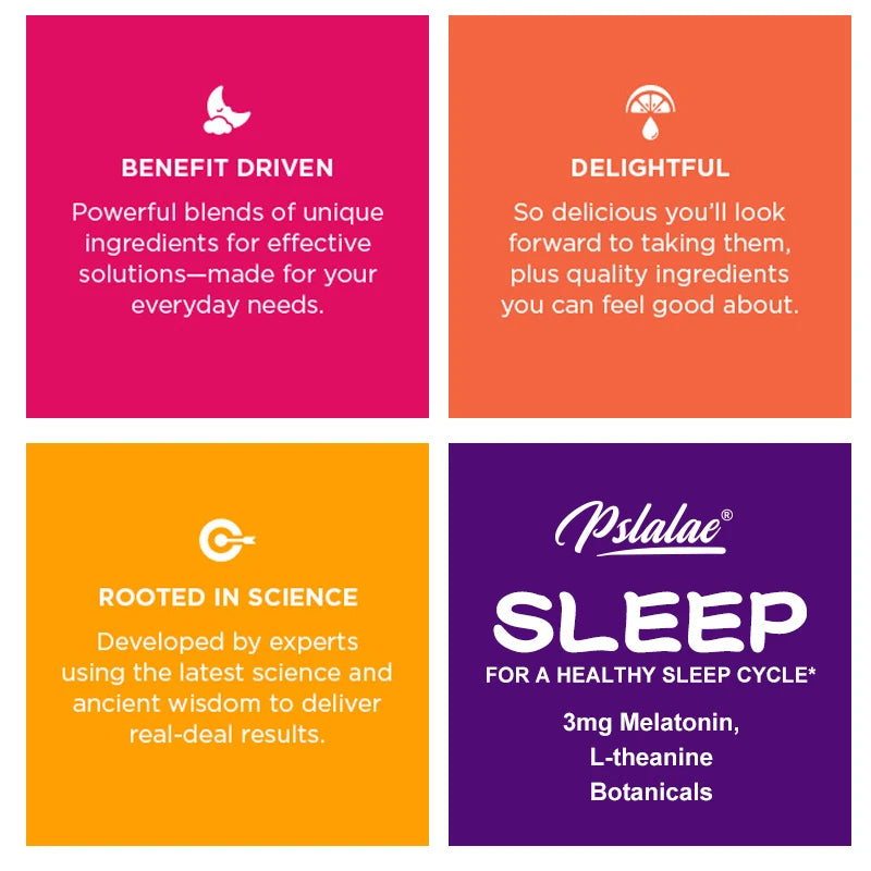Melatonin 3mg + L-Theanine Capsules – Sleep Support