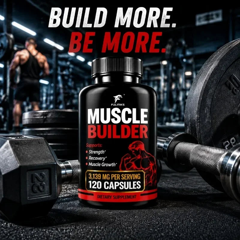 Muscle Builder Sports Capsules – Strength &amp; Recovery Support