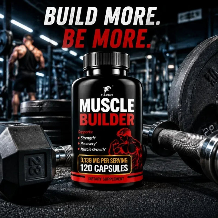 Muscle Builder Sports Capsules – Strength &amp; Recovery Support